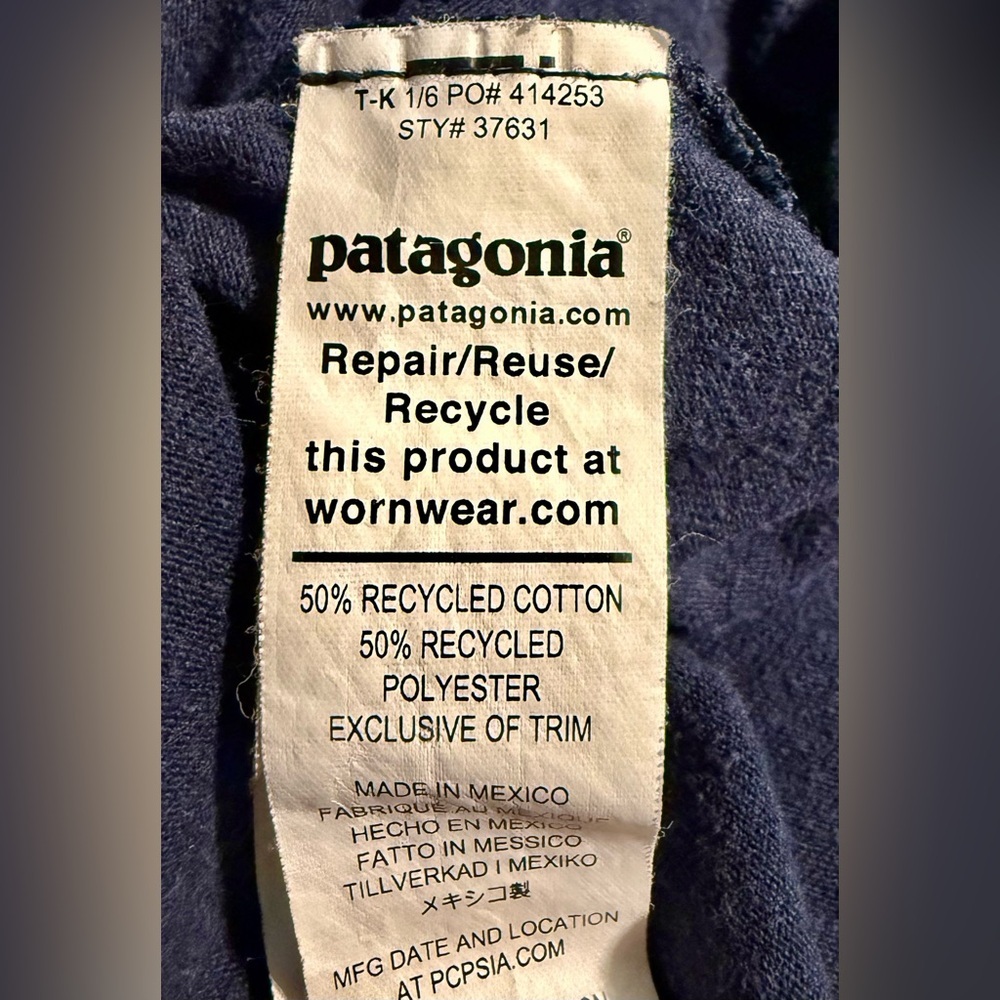 Patagonia Pataloha Honolulu Tee Men’s Small Recycled Cotton Graphic Shirt - Picture 7 of 11
